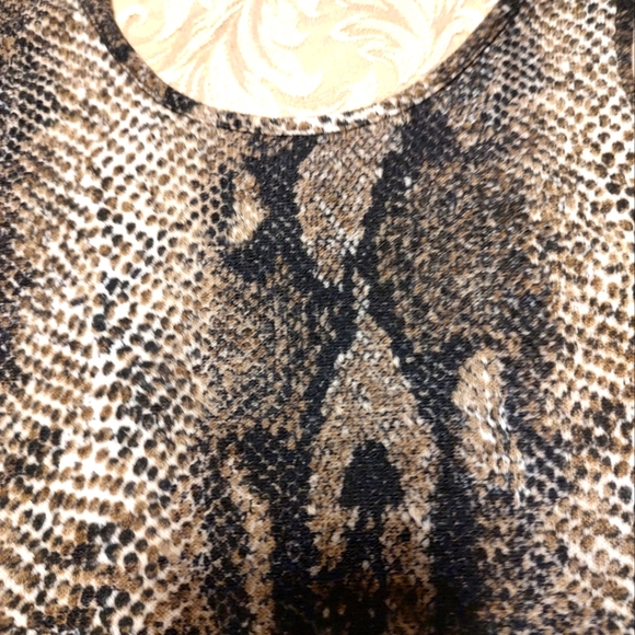 🤎 Sexy PinUp 2-Piece Snake Print Crop top & Midi Skirt - S - Picture 10 of 14